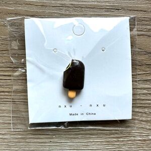 NEW Chocolate Ice Cream Bar Dessert Enamel Pin